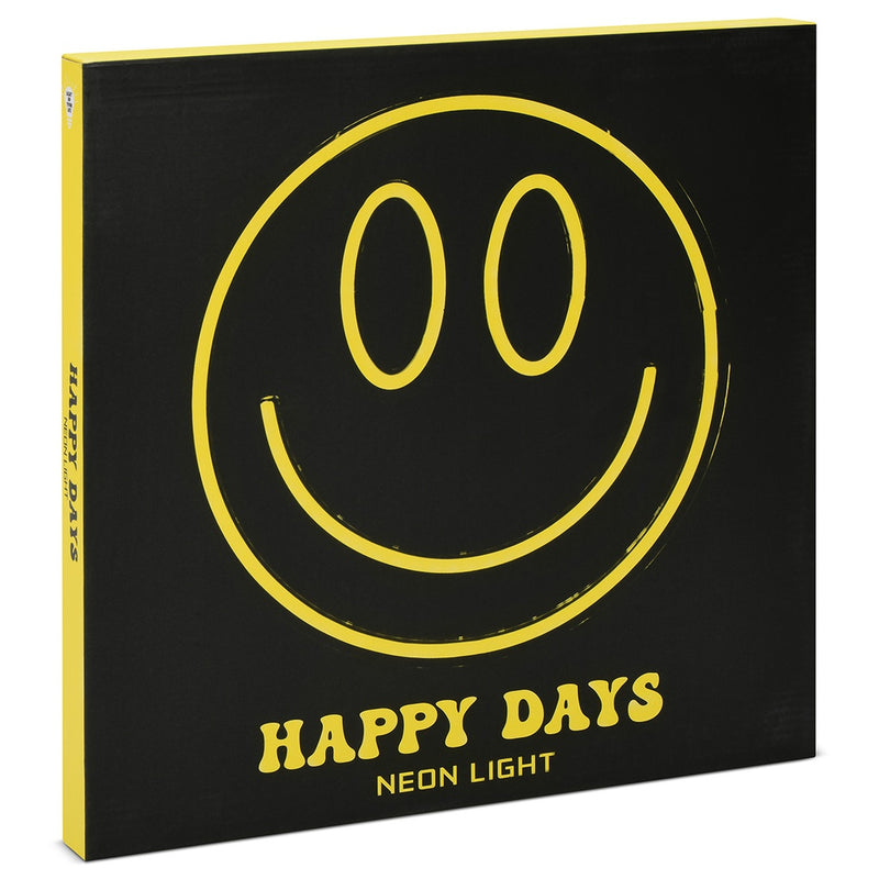 Happy Days - Smiley Face Neon Light