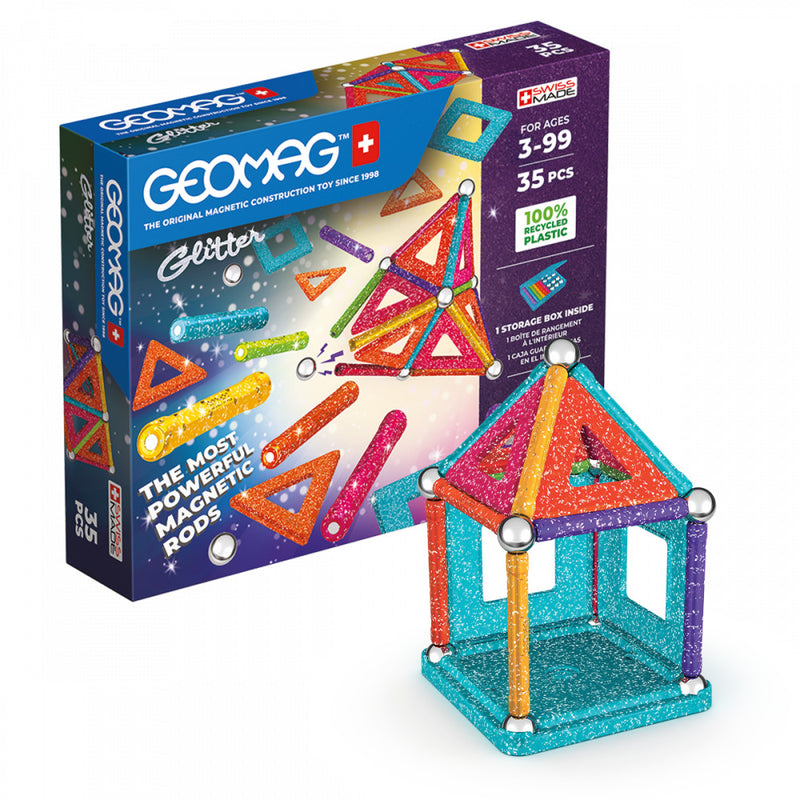 Geomag Glitter Panels Recycled 35pc