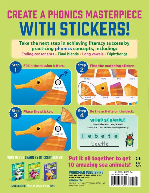 Learn By Sticker - More Phonics