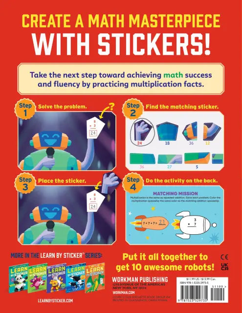 Learn by Sticker : Multiplication