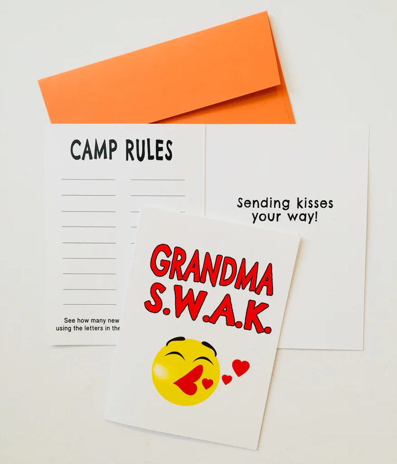 Grandma S.W.A.K. Greeting  Card