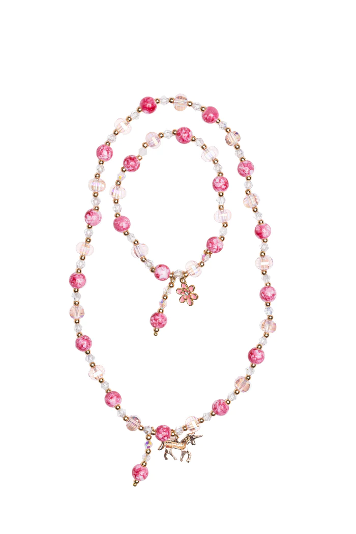Boutique Pink Crystal Bracelet Assortment