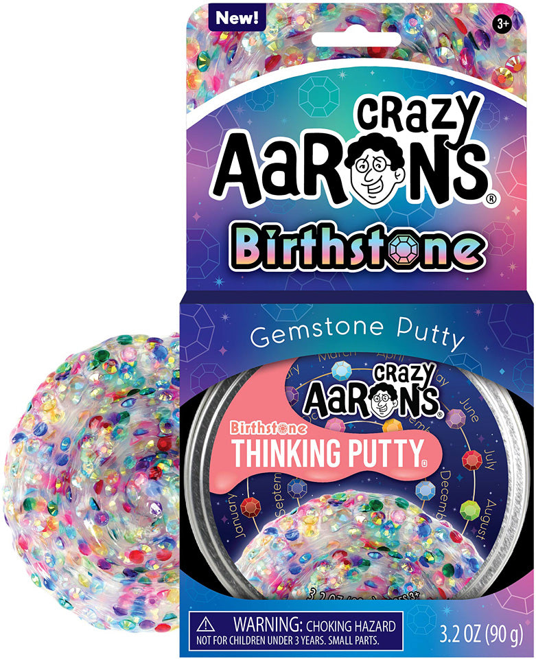 Crazy Aaron Birthstone Putty  4" Tin