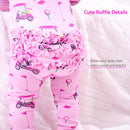 Little Miss Birdie Baby Girl Bamboo Pajamas 3-6M - ToyologyToys