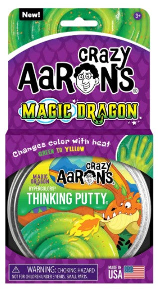 Crazy Aarons Hypercolor Magic Dragon  4" Tin