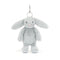 Bashful Silver (grey) Bunny Bag Charm