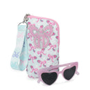 Bow Wristlet Case and Sunglasses