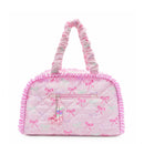Quilted Bow Printed Medium Duffle Bag - Toyology Toys