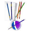 Color Brush Watercolor Pencil & Paintbrush in One Pastels - 12 Colors - Toyology Toys