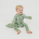 Save the Sea Turtles Bamboo Convertible Baby Pajamas 6-12M - ToyologyToys