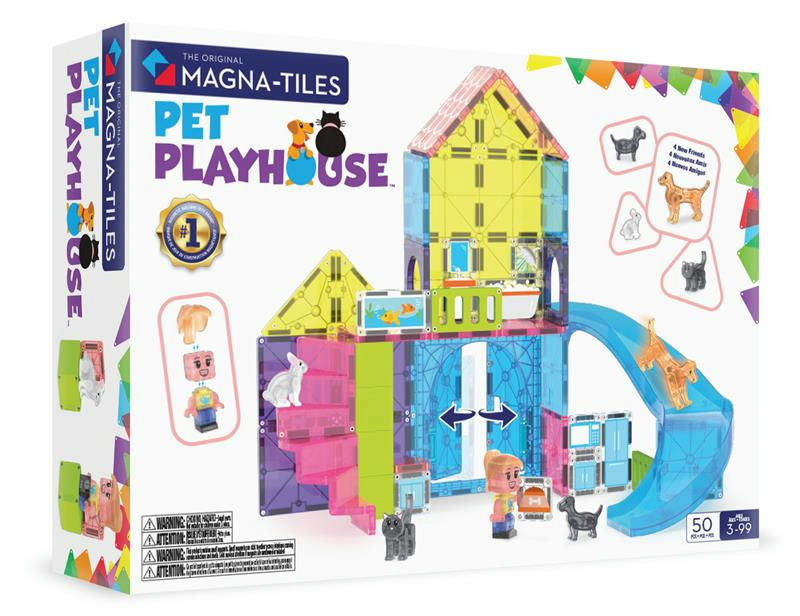 Magna-Tiles Pet Playhouse 50-Piece Set
