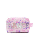 DANCE Cherry Bow Printed Quilted Pouch - ToyologyToys