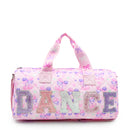 DANCE Cherry Bow Printed Quilted Large Duffle Bag - Toyology Toys