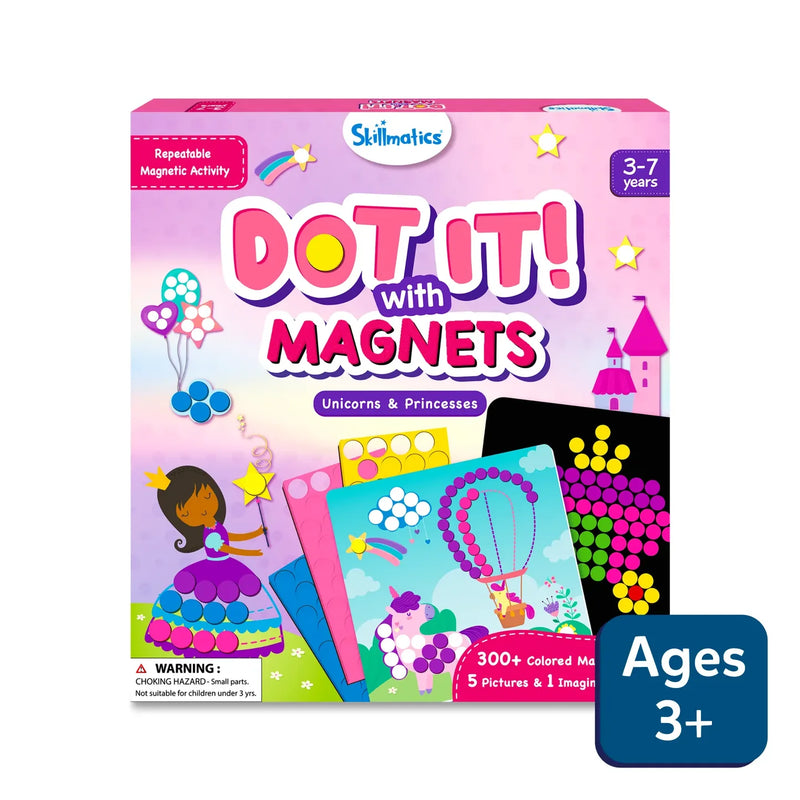 Dot It With Magnets - Unicorns & Princesses