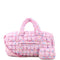 Quilted Scrunchies Heart Printed Large Duffle Bag