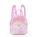 Quilted Metallic Color Block Micro Mini Backpack - Toyology Toys
