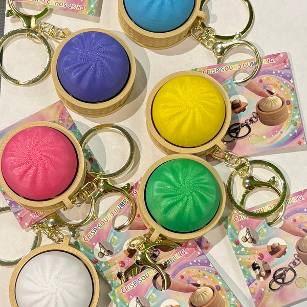 Crispyy Sound Dumpling Keychain – Toyology Toys