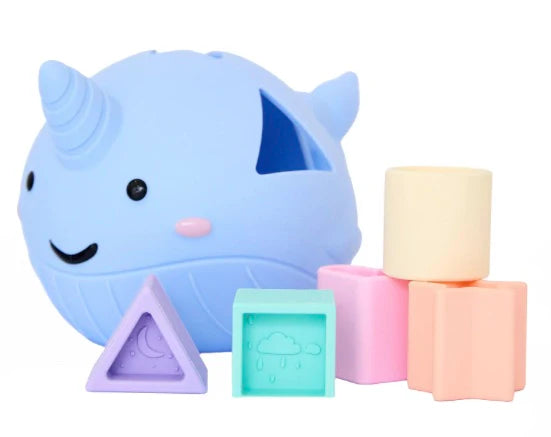 Narwhal Shape Sorter - Primary