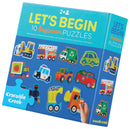 Let's Begin Puzzle 2pc - Vehicles - ToyologyToys