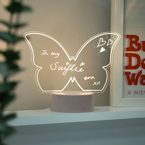 Butterfly Write On Neon Light