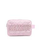 MAKEUP Bow Printed Quilted Pouch - Toyology Toys