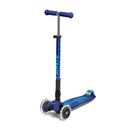 Maxi Deluxe Scooter LED Foldable Navy Blue