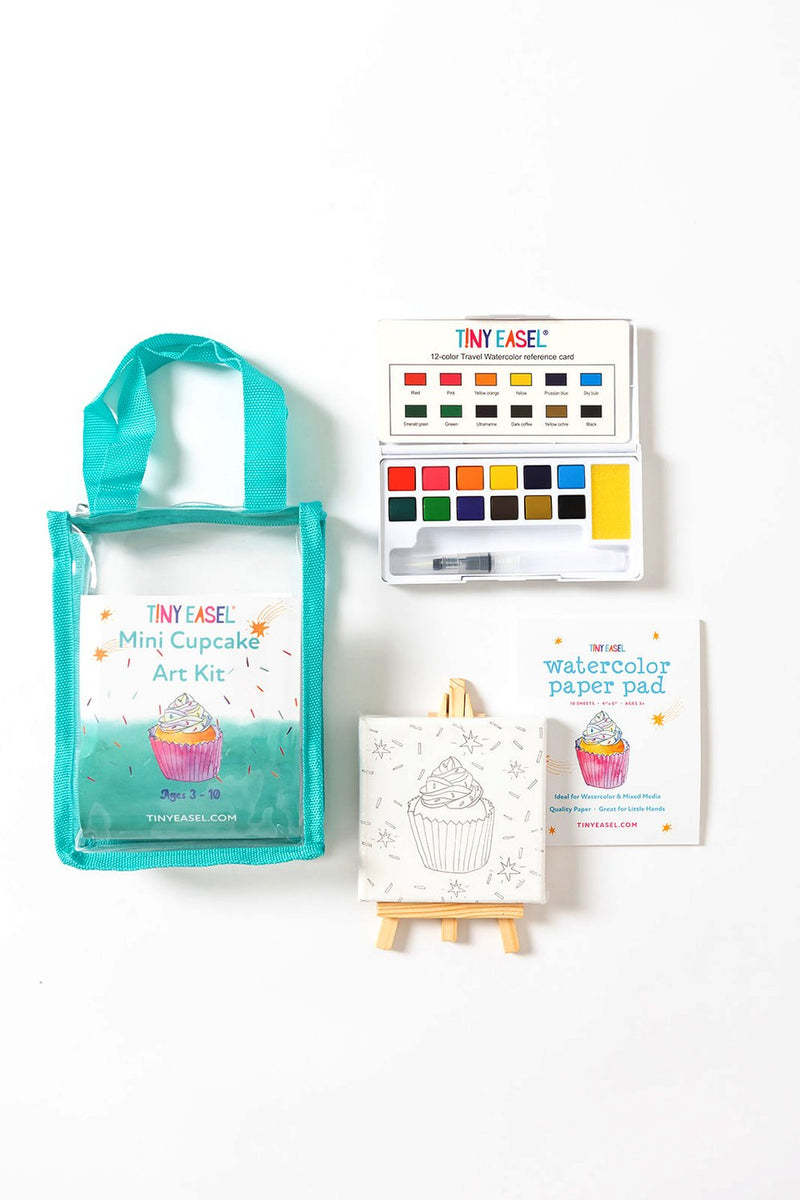 Tiny Easel Mini Turtle Art Kit