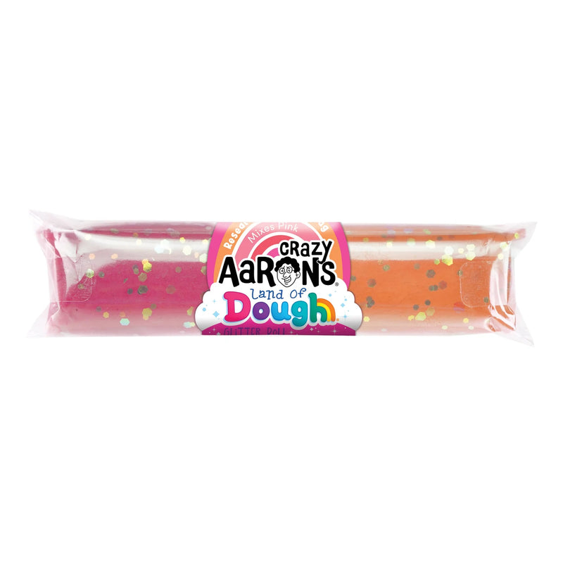 Land of Dough Glitter Play Dough Roll - Pink/Orange