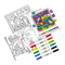 Colortopia: Color by Number Kit with Paint Markers - Unicorn Funland