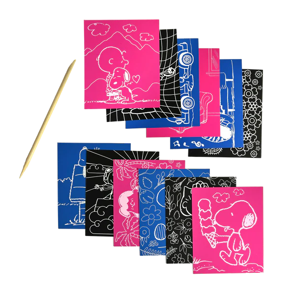 OOLY x PEANUTS Scratch Art Kit