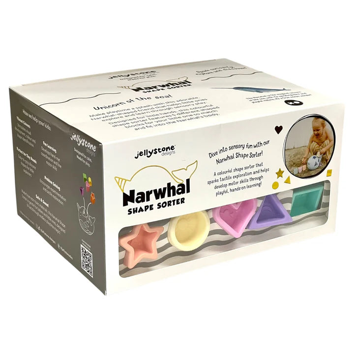 Narwhal Shape Sorter - Primary
