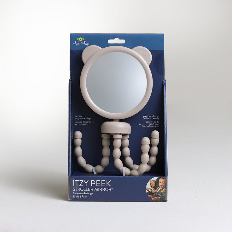 Itzy Peek Stroller Mirror - Bear