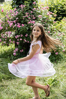 Pink Sequins Twirl Dress 5-6