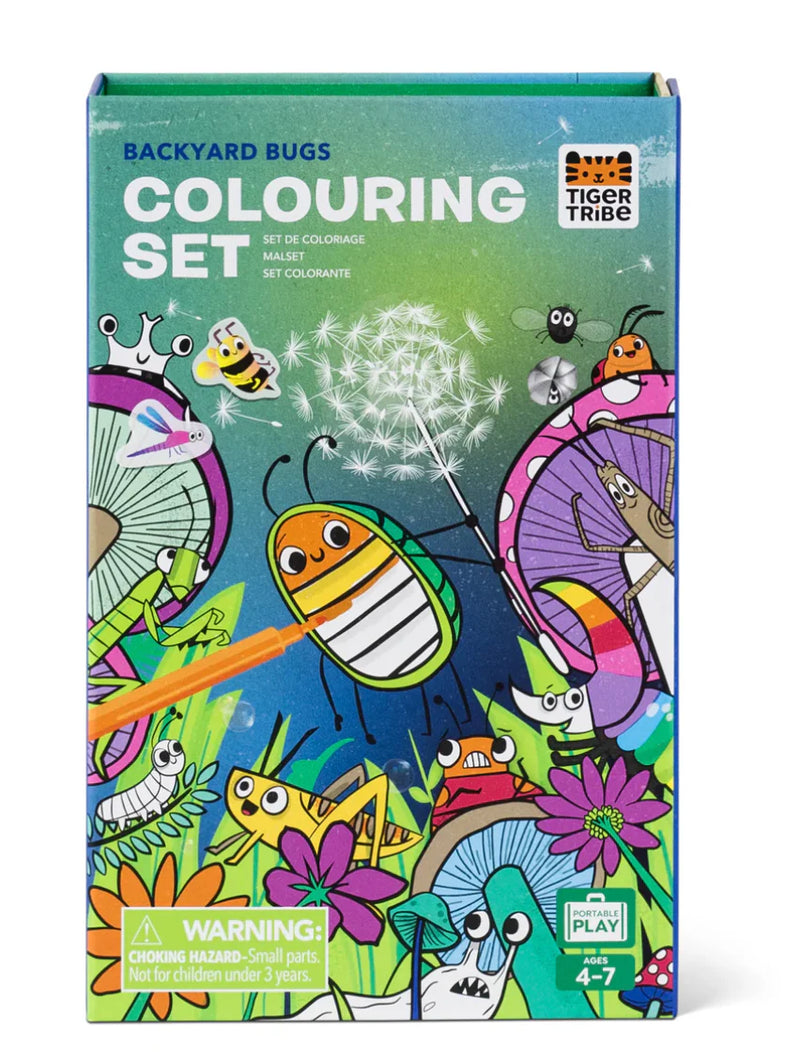 Colouring Set - Backyard Bugs