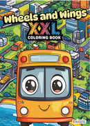 Wheels and Wings XXL Coloring Book