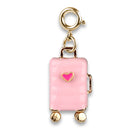 Charm It! Gold Suitcase Charm