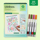 Lifelines Flow Art - Trace-By-Line, Woodland Whimsy - Toyology Toys