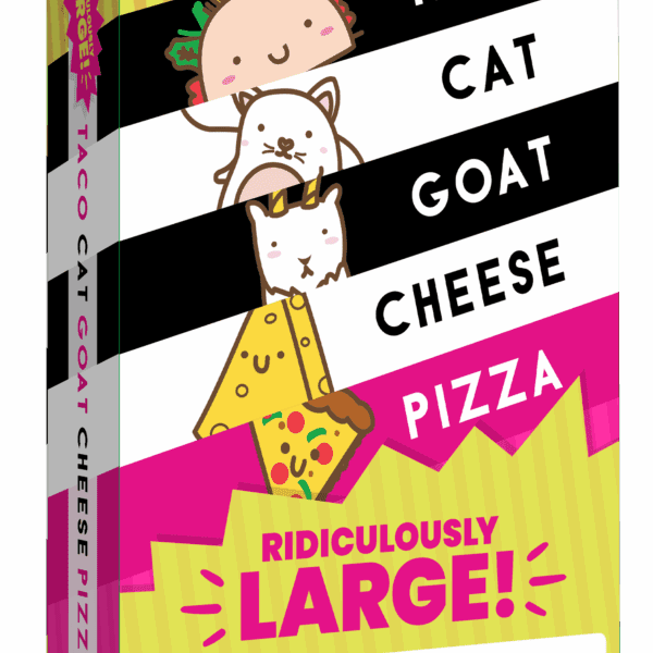Ridiculously Large Taco Cat Goat Cheese Pizza Card Game – Toyology