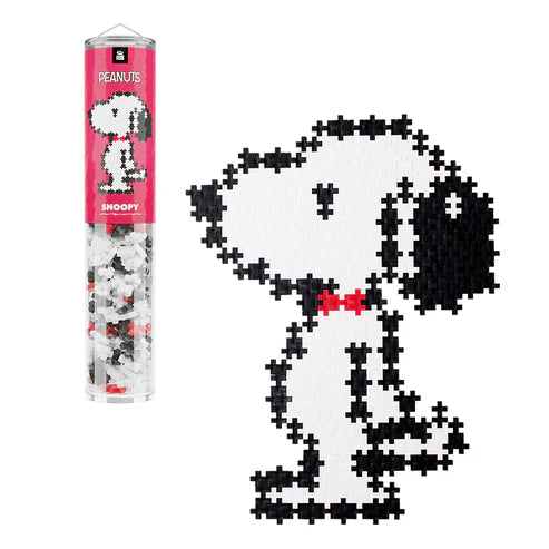 Plus Plus Peanuts Puzzle By Number Tubes - Snoopy