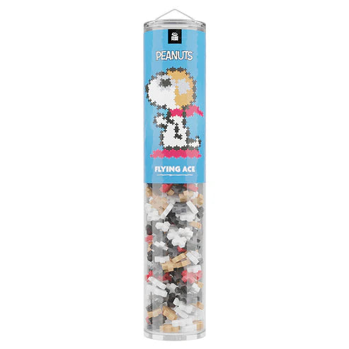 Plus Plus Peanuts Puzzle By Number Tubes - Flying Ace