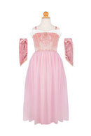 Velvety Soft Sleeping Sweetheart Princess Gown w/Arm Warmers 3-4