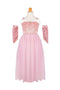 Velvety Soft Sleeping Sweetheart Princess Gown w/Arm Warmers 3-4