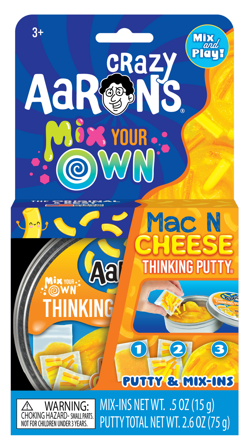 Crazy Aarons Mix Your Own Mac N Cheese Thinking Putty