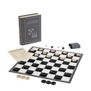 Vintage Bookshelf Checkers & Backgammon