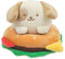 Anirollz Puppiroll Hamburger Floatie Plush