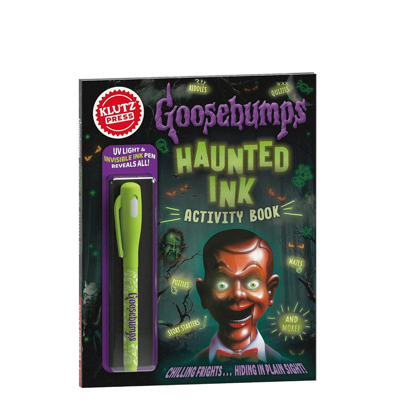 KLUTZ Goosebumps Haunted Ink Activity Book