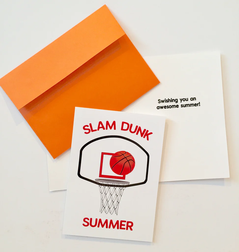 Slam Dunk Greeting Card