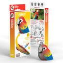 EUGY Parrot 3D Cardboard model Kit - Toyology Toys