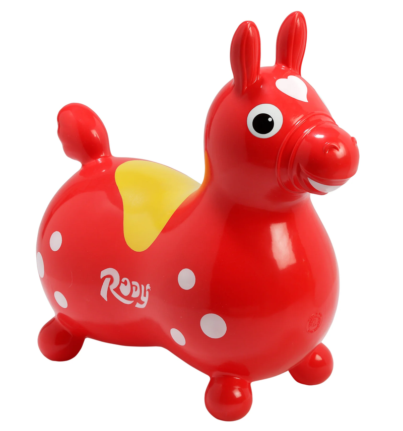 Rody Ride On Horse Red