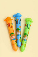 Dinosaur Color Retractable Ball Pen